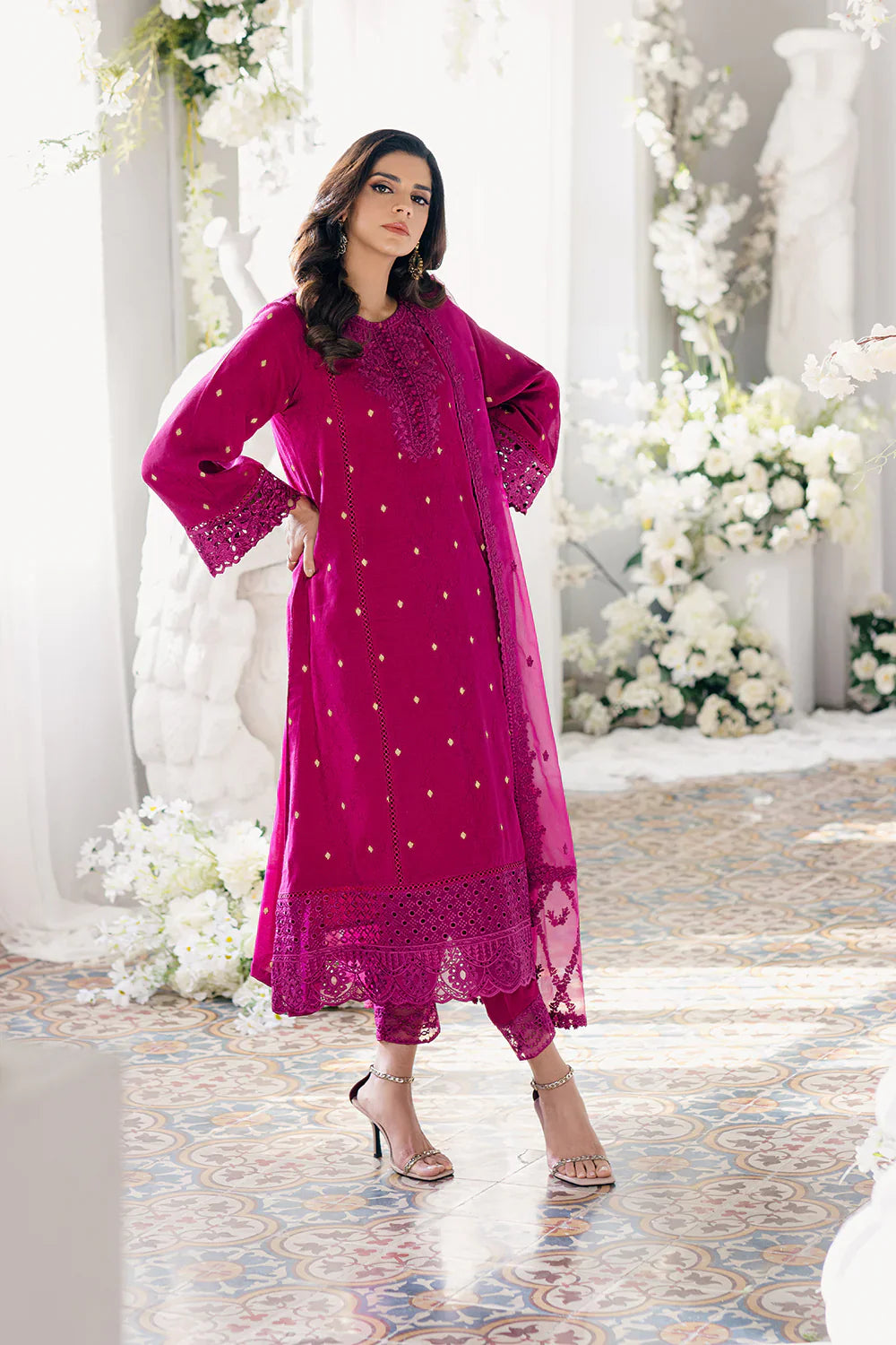 Azure | Ensembles Embroidered Formals | Petunia Plum by Azure - Designer Dress - Type: Ladies Clothes - Available at Libayah - 100% Original