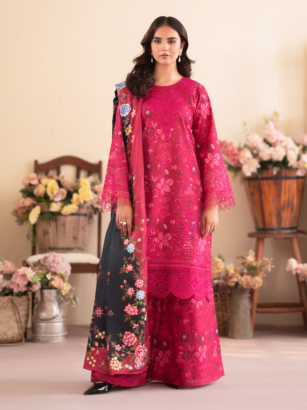 Mahnur | Leila Winter 24 |  Petunia by Mahnur - Designer Dress - Type: Ladies Clothes - Available at Libayah - 100% Original
