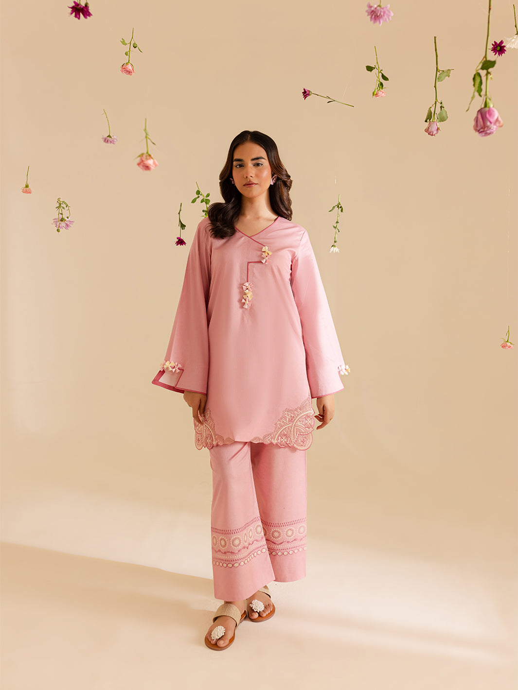 Mahnur | Petal Whispers Lawn Pret | Primrose by Mahnur - Designer Dress - Type: Ladies Clothes - Available at Libayah - 100% Original