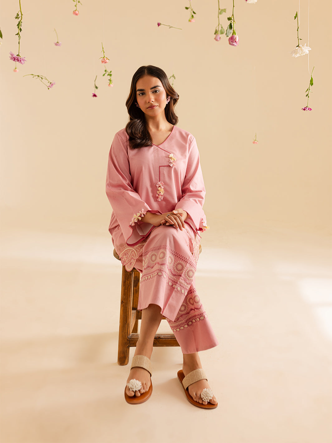 Mahnur | Petal Whispers Lawn Pret | Primrose by Mahnur - Designer Dress - Type: Ladies Clothes - Available at Libayah - 100% Original