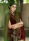 Purple Haze | Velvet Formals |   Maroon Velvet by Purple Haze - Designer Dress - Type: Ladies Clothes - Available at Libayah - 100% Original