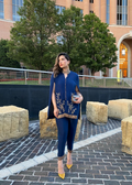 Purple Haze | Velvet Formals |  Blue Raw Silk by Purple Haze - Designer Dress - Type: Ladies Clothes - Available at Libayah - 100% Original
