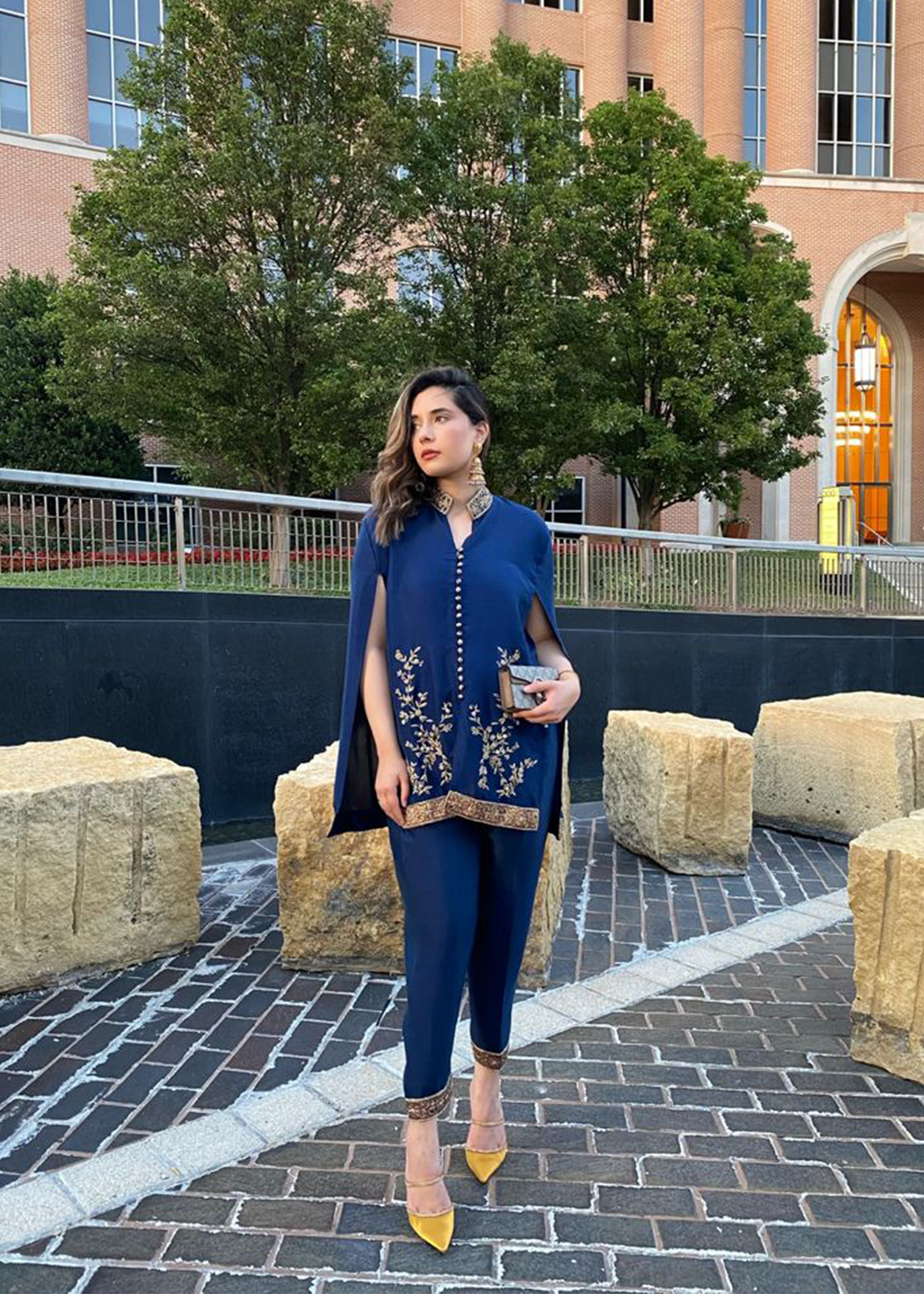 Purple Haze | Velvet Formals |  Blue Raw Silk by Purple Haze - Designer Dress - Type: Ladies Clothes - Available at Libayah - 100% Original