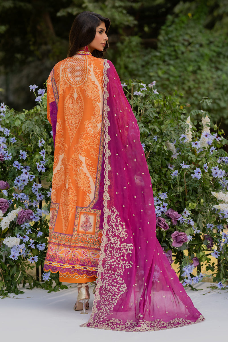 Qalamkar | Luxe Silk |  UA-03 ALMA by Qalamkar - Designer Dress - Type: Ladies Clothes - Available at Libayah - 100% Original
