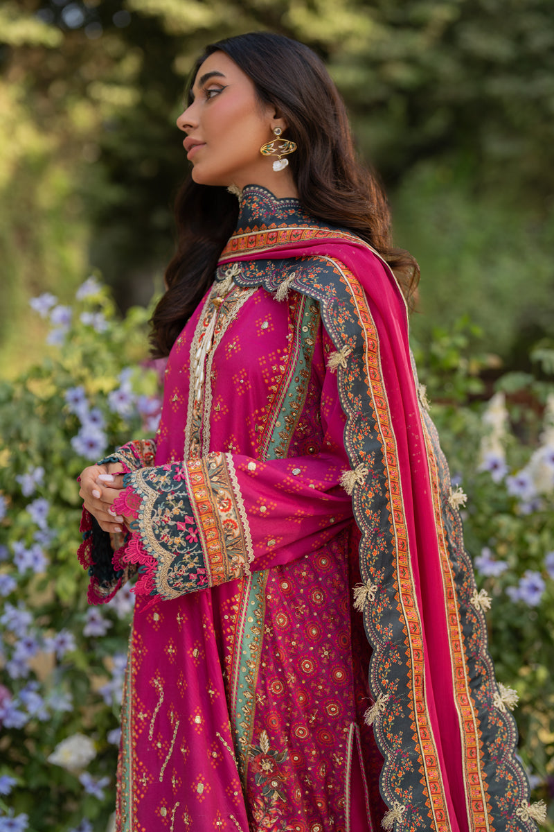 Qalamkar | Luxe Silk |  UA-01 ELIA by Qalamkar - Designer Dress - Type: Ladies Clothes - Available at Libayah - 100% Original