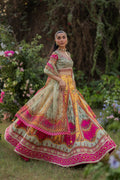 Qalamkar | Luxe Silk |  UA-08 LUNA by Qalamkar - Designer Dress - Type: Ladies Clothes - Available at Libayah - 100% Original