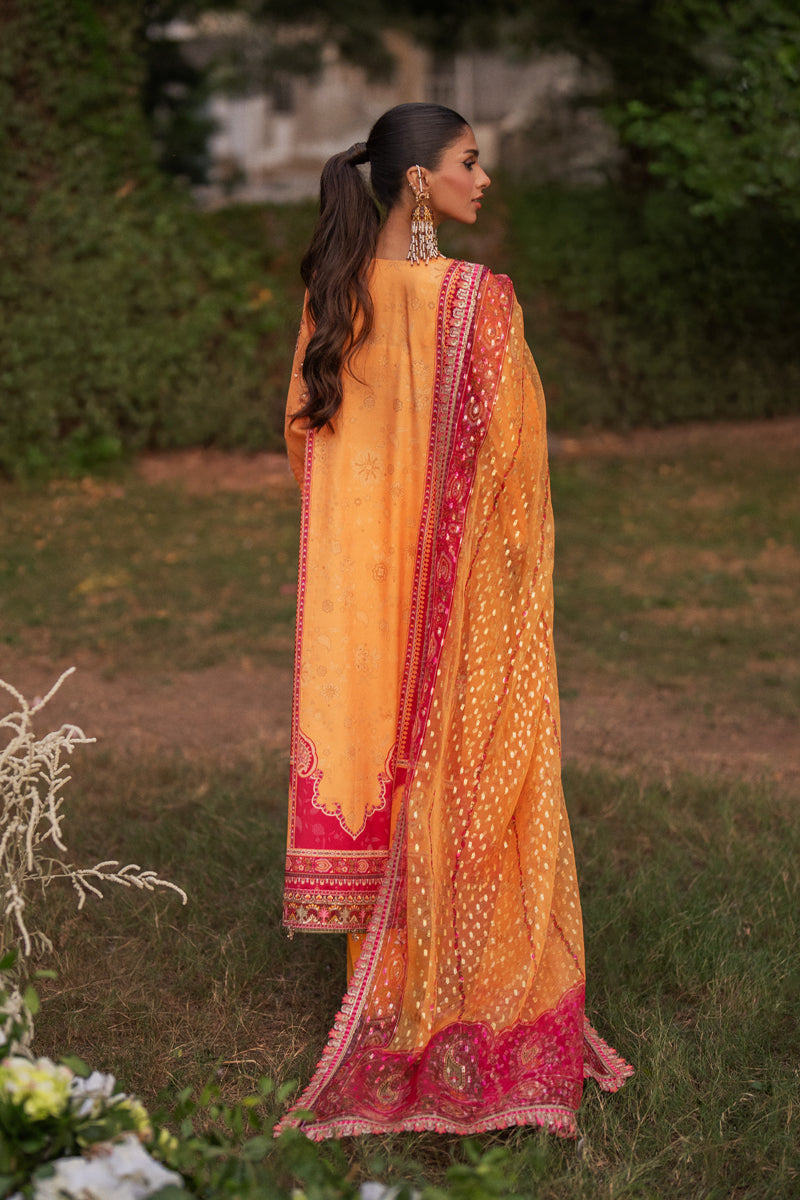 Qalamkar | Luxe Silk |  UA-05 FIORE by Qalamkar - Designer Dress - Type: Ladies Clothes - Available at Libayah - 100% Original