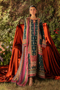Qalamkar | Luxe Silk |  UA-02 NINA by Qalamkar - Designer Dress - Type: Ladies Clothes - Available at Libayah - 100% Original