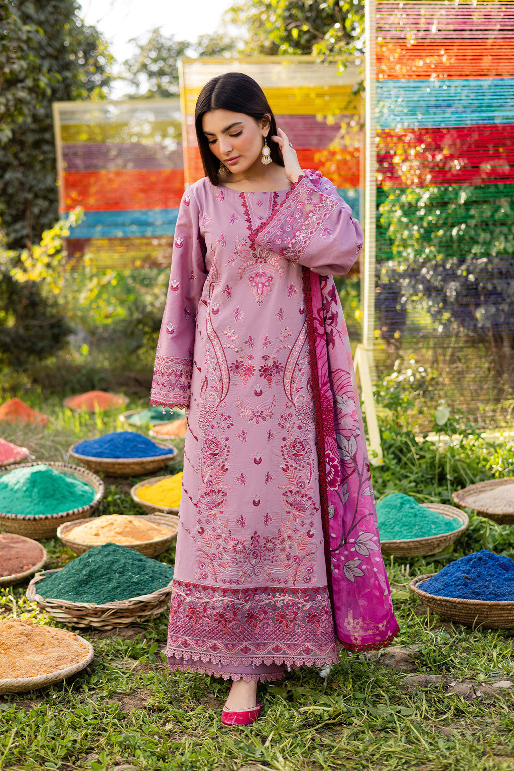 Ramsha | Riwayat Lawn Collection | Y-1209 by Ramsha - Designer Dress - Type: Ladies Clothes - Available at Libayah - 100% Original