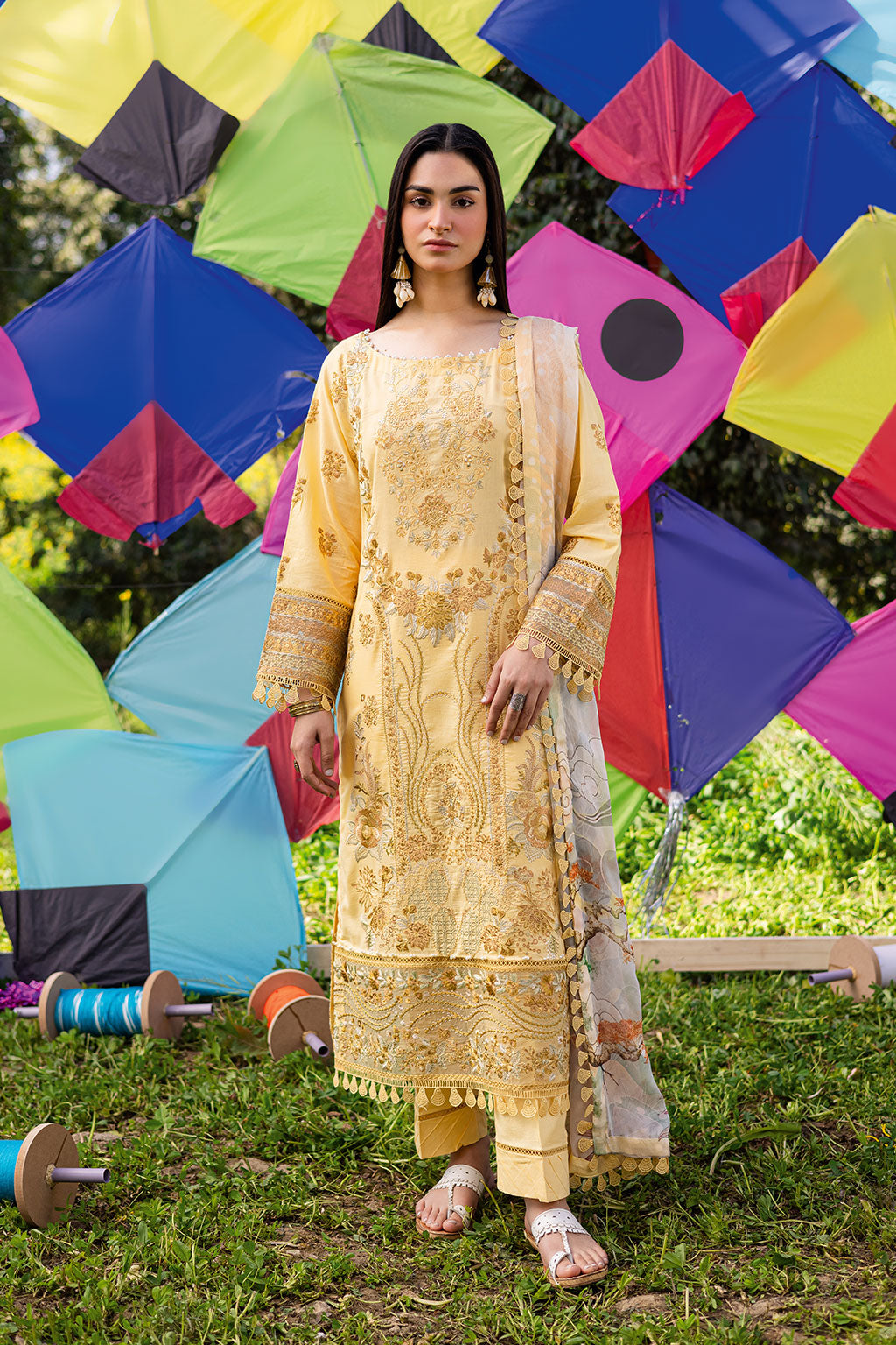 Ramsha | Riwayat Lawn Collection | Y-1207 by Ramsha - Designer Dress - Type: Ladies Clothes - Available at Libayah - 100% Original