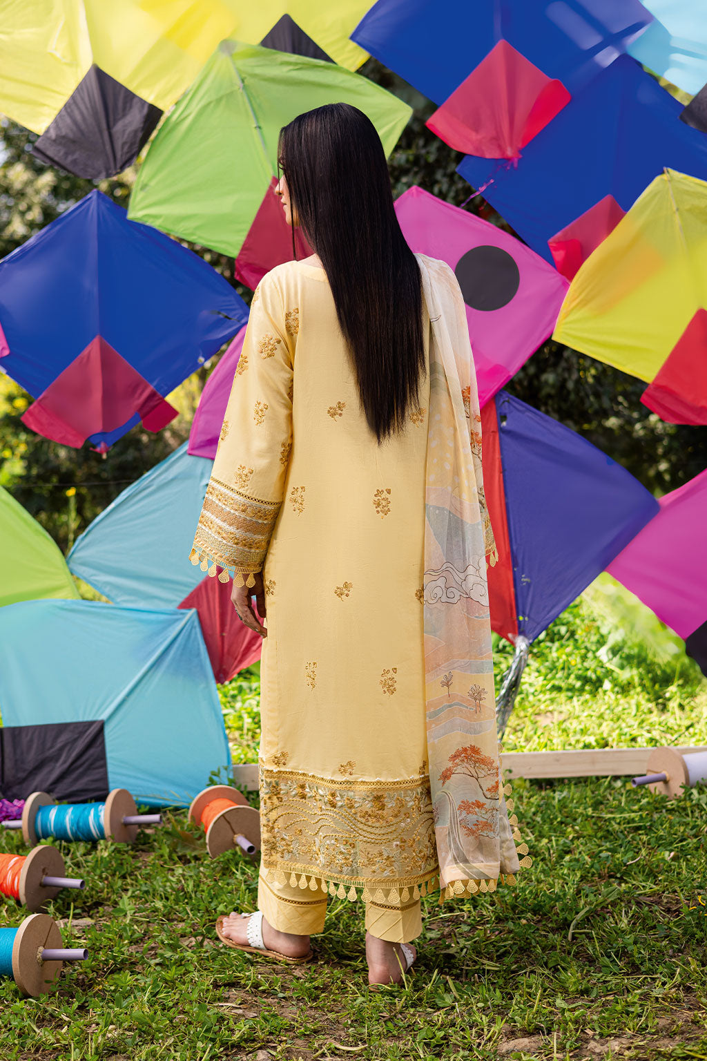 Ramsha | Riwayat Lawn Collection | Y-1207 by Ramsha - Designer Dress - Type: Ladies Clothes - Available at Libayah - 100% Original
