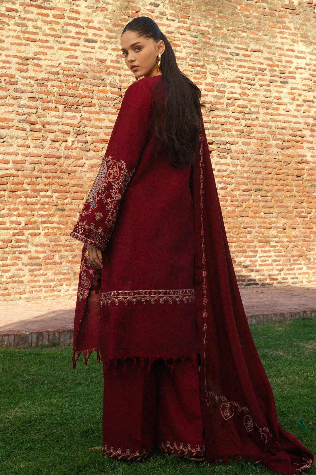 Zara Shahjahan | Winter 24 |  RAHA-D8 by Zara Shahjahan - Designer Dress - Type: Ladies Clothes - Available at Libayah - 100% Original