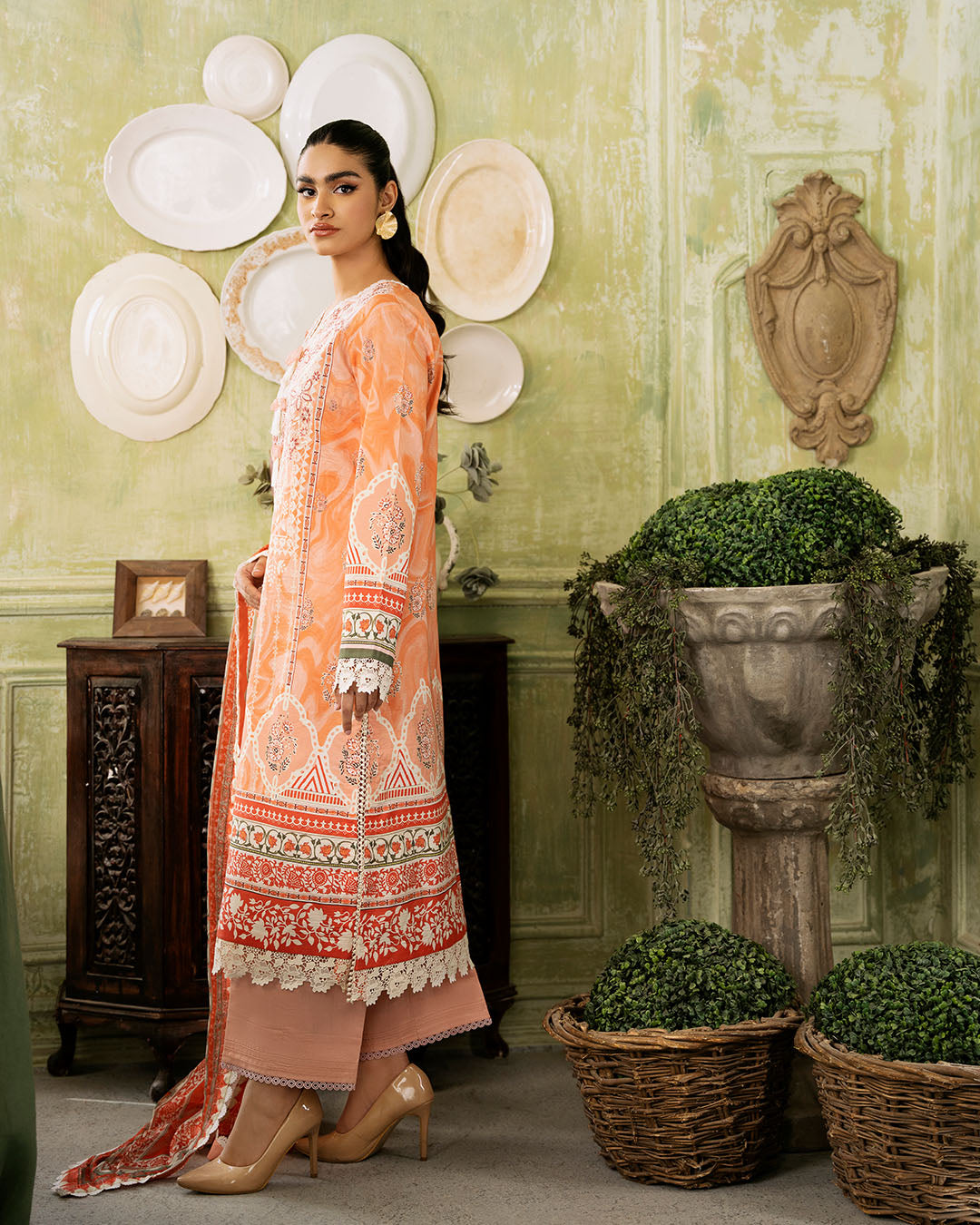 Roheenaz | Flora Printed Lawn | Cascade by Roheenaz - Designer Dress - Type: Ladies Clothes - Available at Libayah - 100% Original