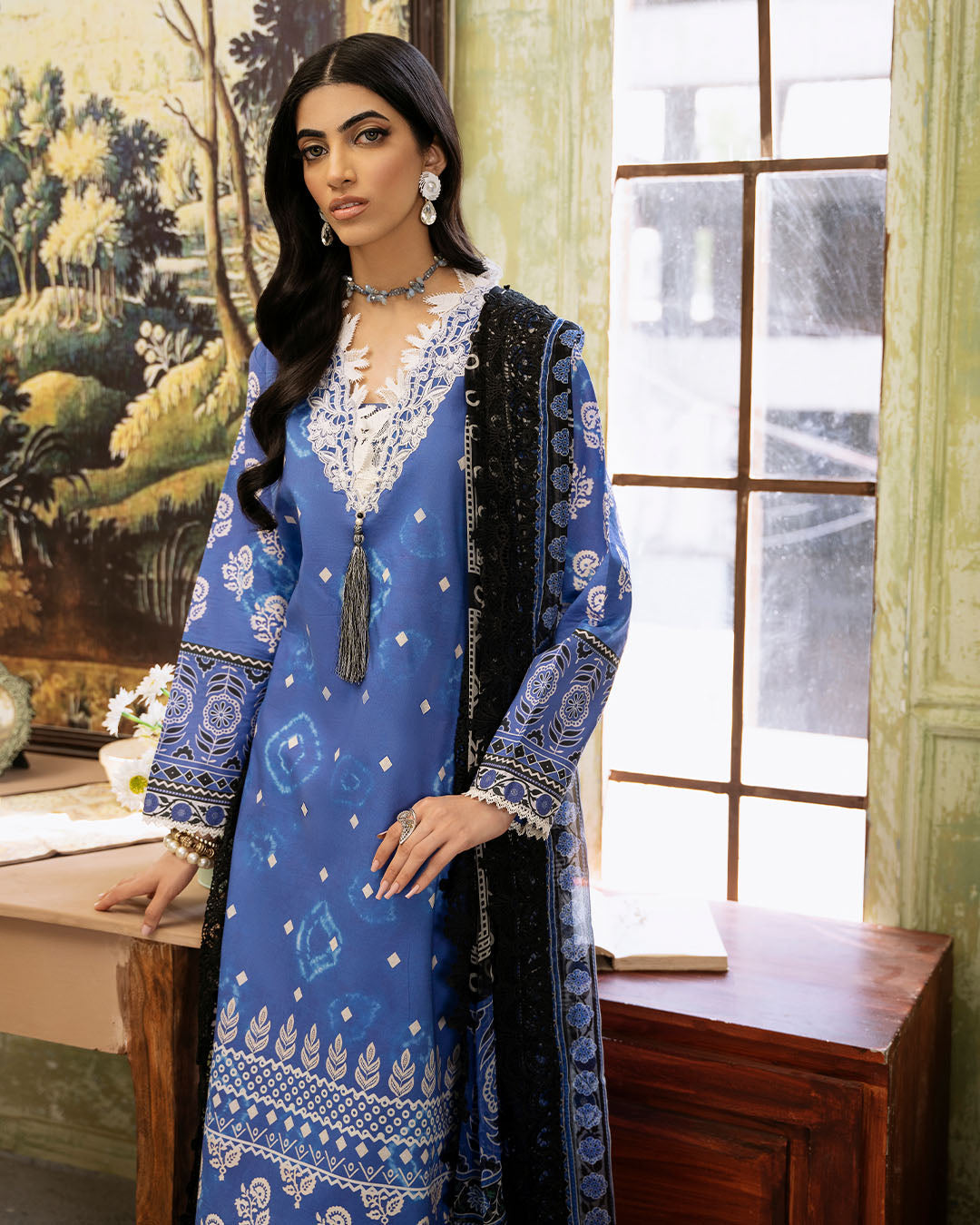 Roheenaz | Flora Printed Lawn | Ember by Roheenaz - Designer Dress - Type: Ladies Clothes - Available at Libayah - 100% Original
