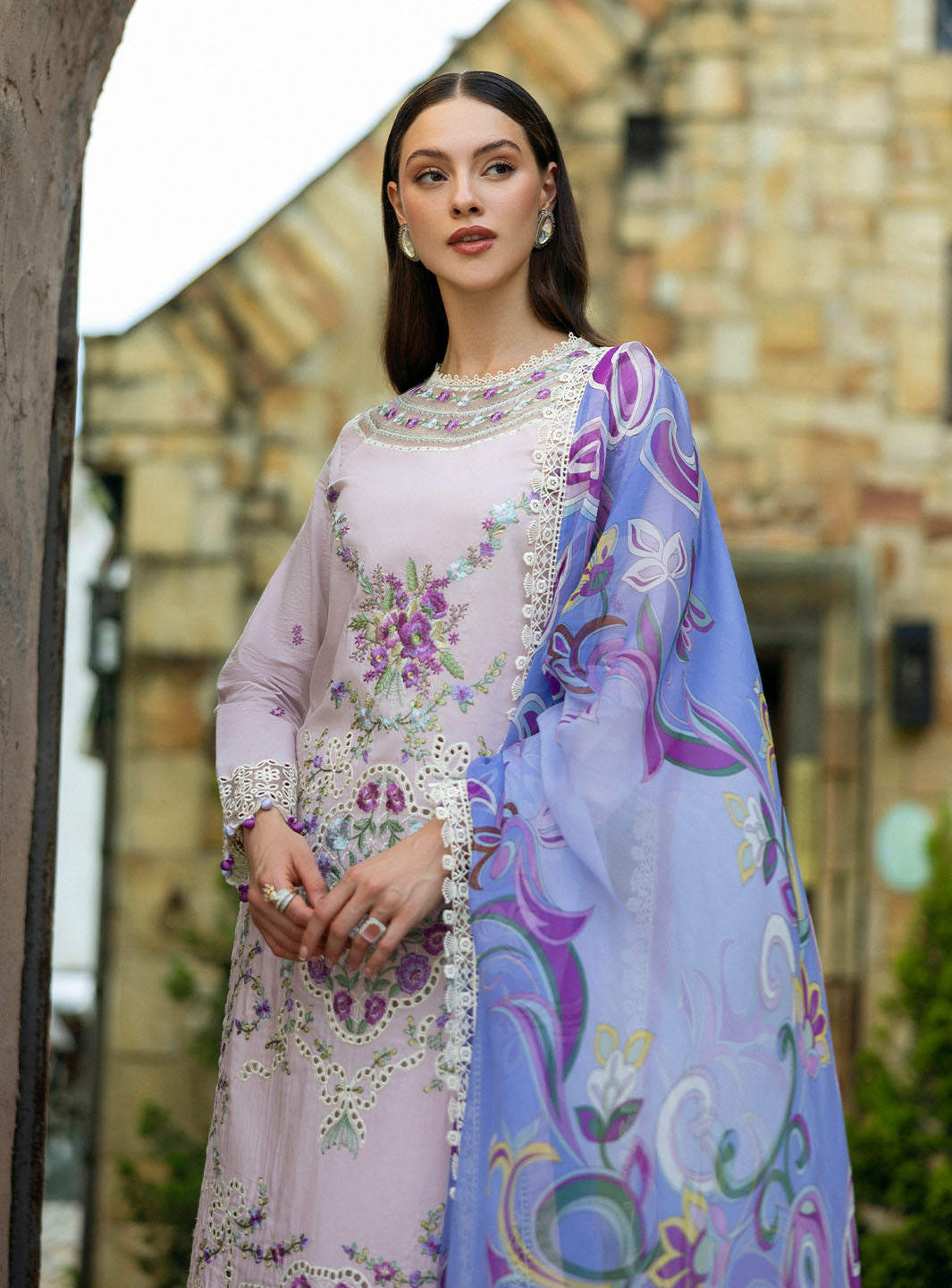 Roheenaz | Flanerie Lawn 25 | Eugenia-1A by Roheenaz - Designer Dress - Type: Ladies Clothes - Available at Libayah - 100% Original