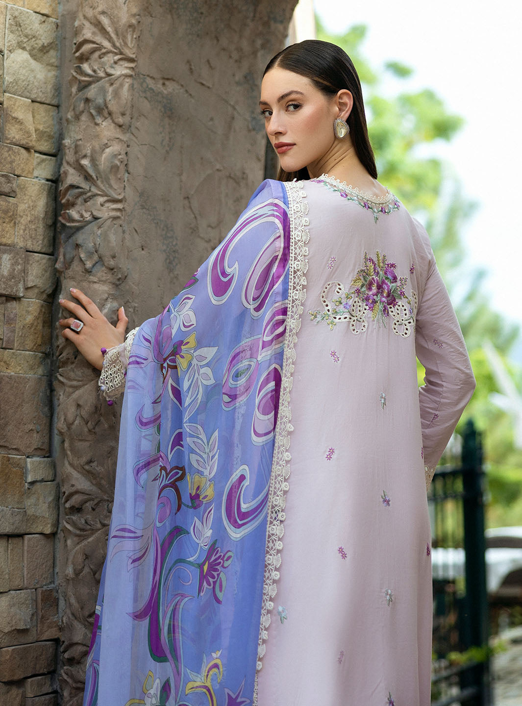 Roheenaz | Flanerie Lawn 25 | Eugenia-1A by Roheenaz - Designer Dress - Type: Ladies Clothes - Available at Libayah - 100% Original