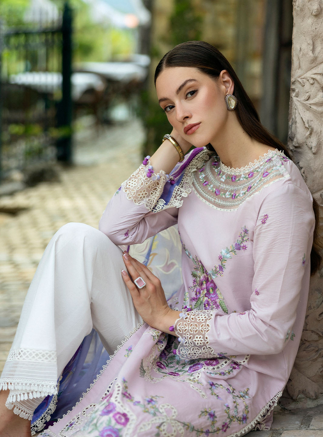 Roheenaz | Flanerie Lawn 25 | Eugenia-1A by Roheenaz - Designer Dress - Type: Ladies Clothes - Available at Libayah - 100% Original