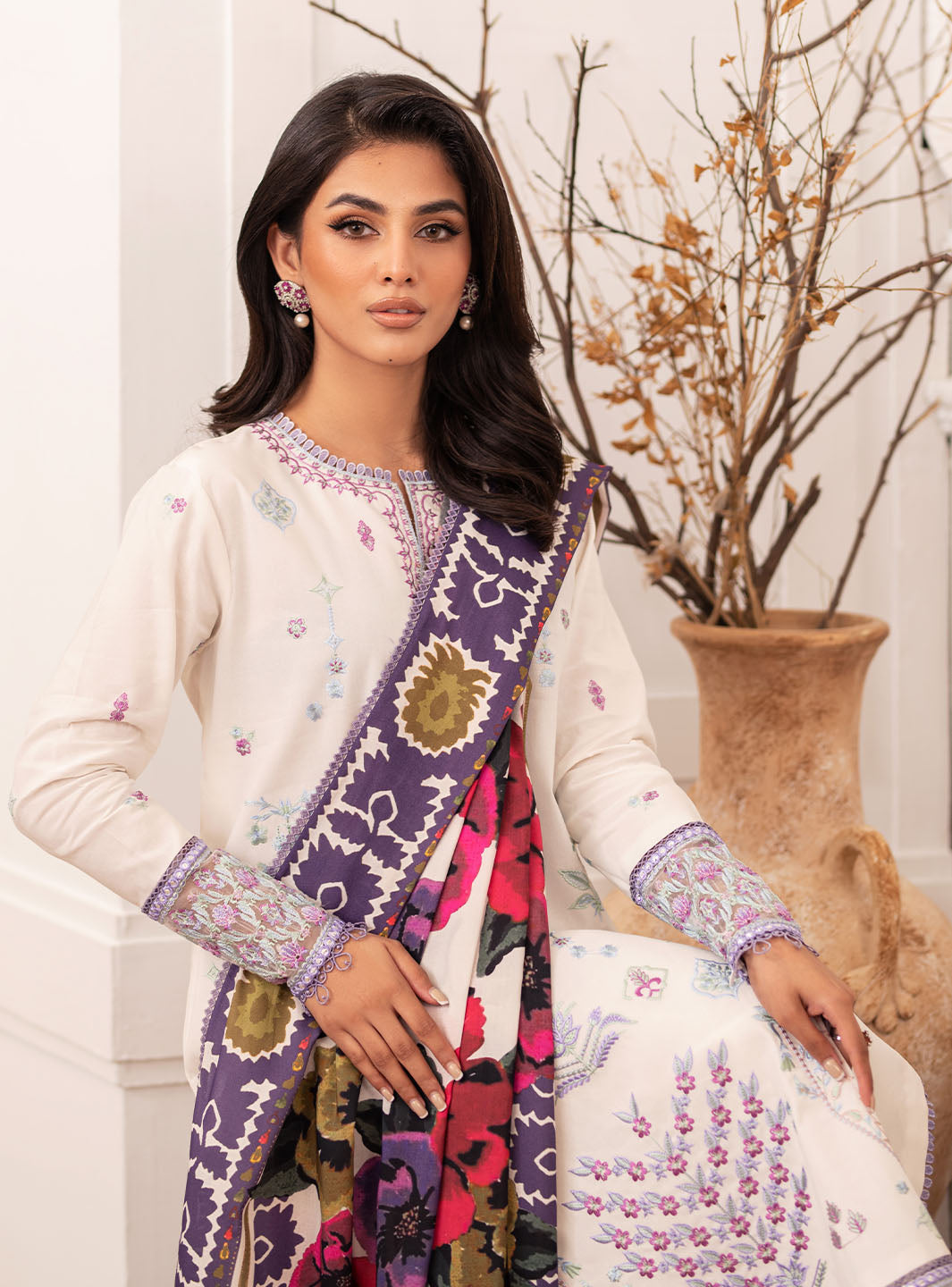 Roheenaz | Meraki Winter Collection | Hailee by Roheenaz - Designer Dress - Type: Ladies Clothes - Available at Libayah - 100% Original