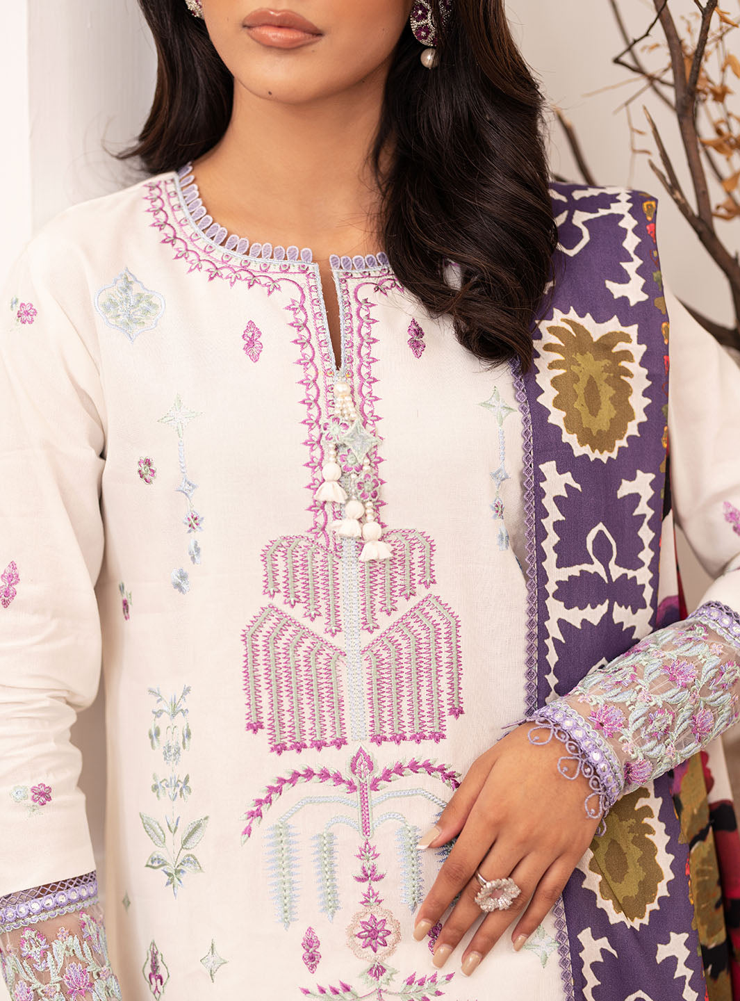 Roheenaz | Meraki Winter Collection | Hailee by Roheenaz - Designer Dress - Type: Ladies Clothes - Available at Libayah - 100% Original