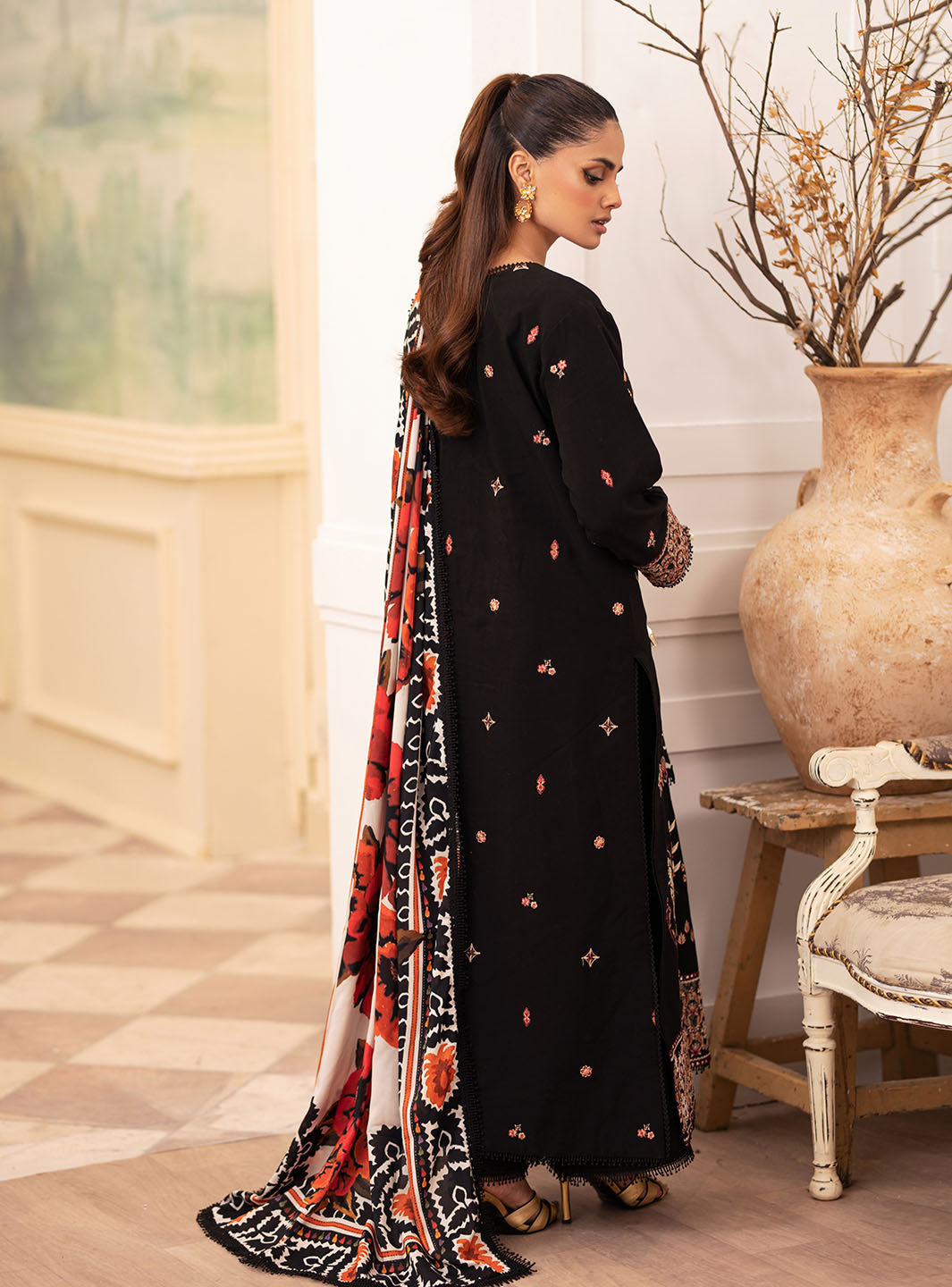 Roheenaz | Meraki Winter Collection | Freya by Roheenaz - Designer Dress - Type: Ladies Clothes - Available at Libayah - 100% Original