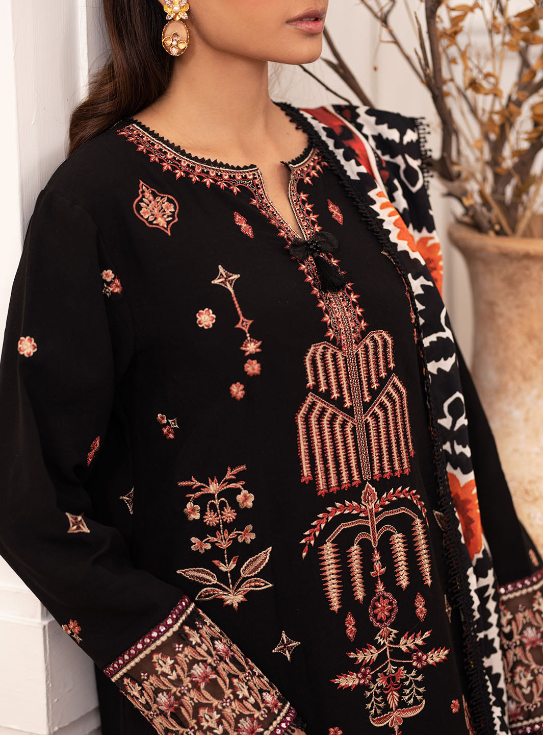 Roheenaz | Meraki Winter Collection | Freya by Roheenaz - Designer Dress - Type: Ladies Clothes - Available at Libayah - 100% Original