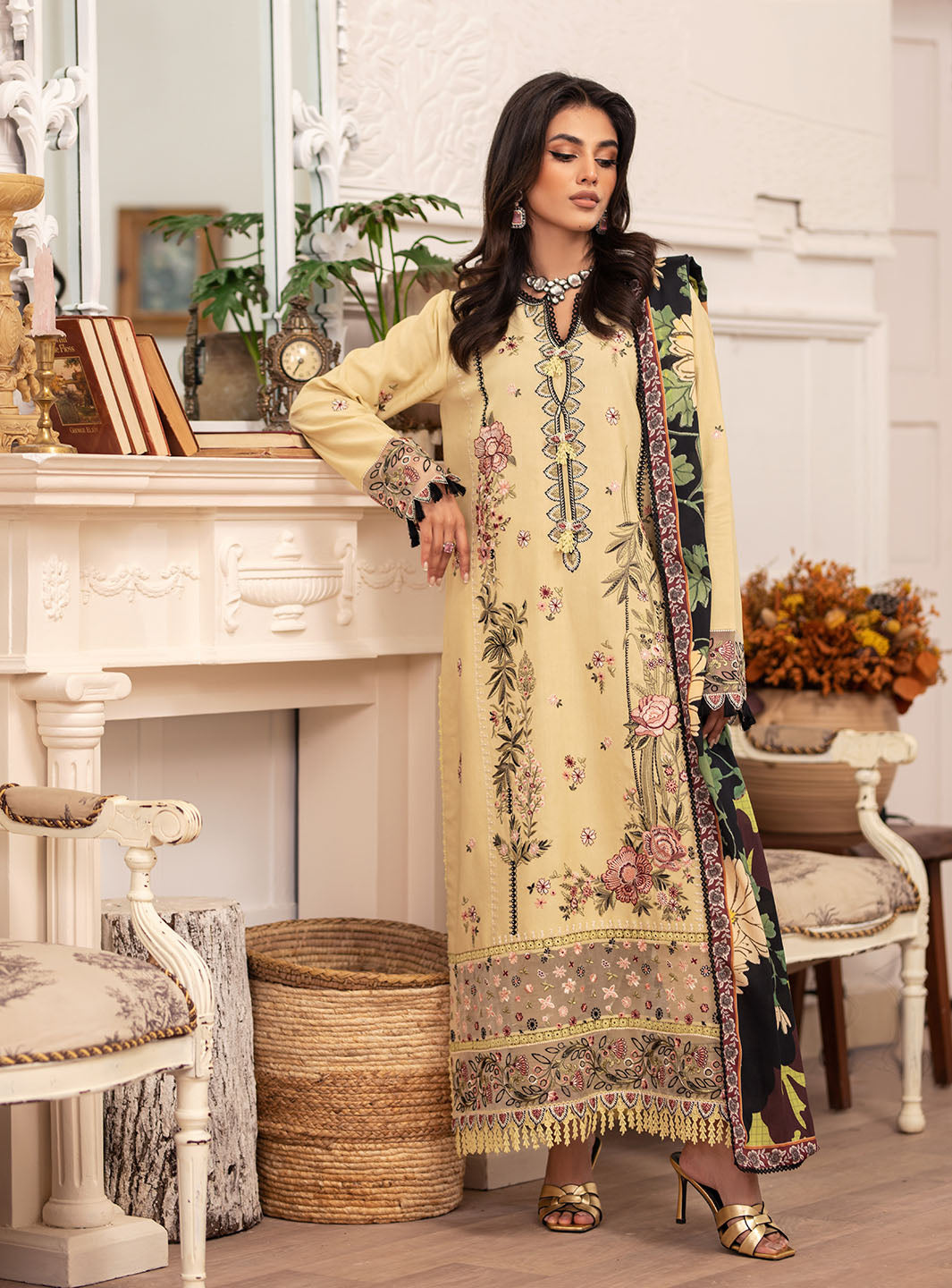 Roheenaz | Meraki Winter Collection | Evie by Roheenaz - Designer Dress - Type: Ladies Clothes - Available at Libayah - 100% Original