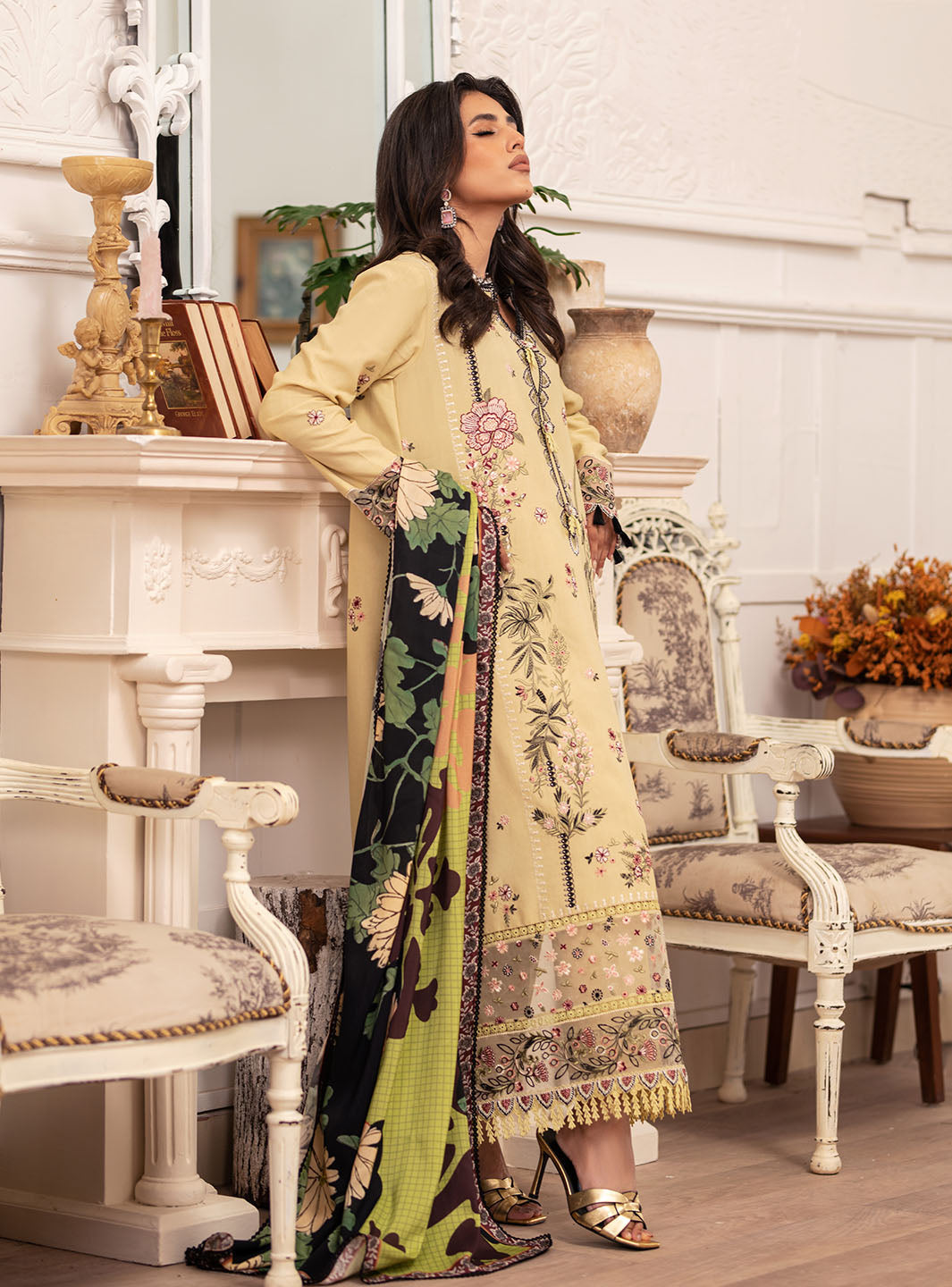 Roheenaz | Meraki Winter Collection | Evie by Roheenaz - Designer Dress - Type: Ladies Clothes - Available at Libayah - 100% Original