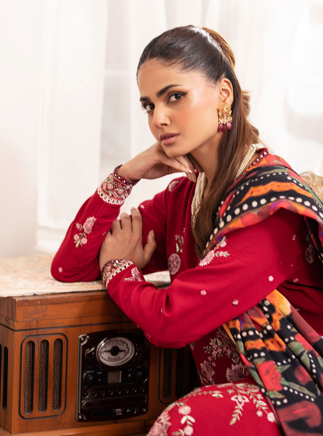 Roheenaz | Meraki Winter Collection | Elara by Roheenaz - Designer Dress - Type: Ladies Clothes - Available at Libayah - 100% Original