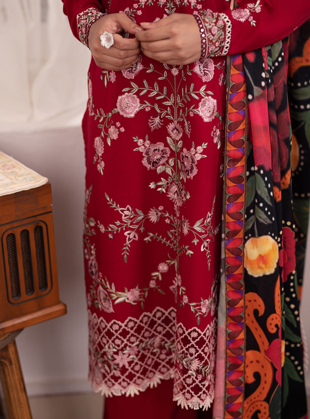 Roheenaz | Meraki Winter Collection | Elara by Roheenaz - Designer Dress - Type: Ladies Clothes - Available at Libayah - 100% Original