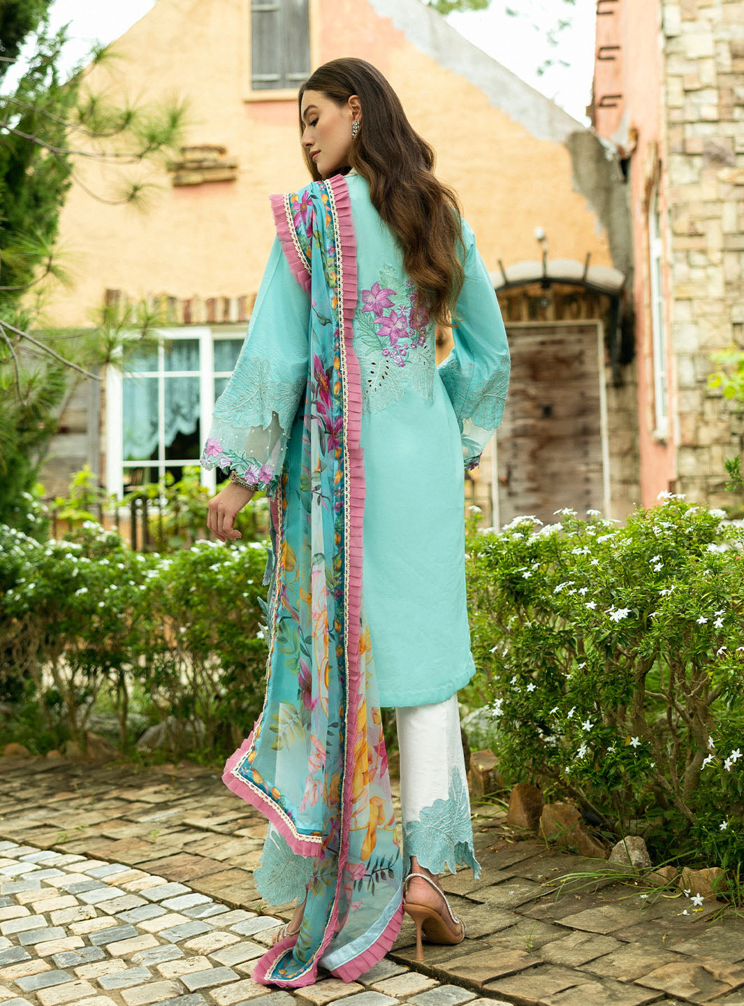 Roheenaz | Flanerie Lawn 25 | Helene-3B by Roheenaz - Designer Dress - Type: Ladies Clothes - Available at Libayah - 100% Original