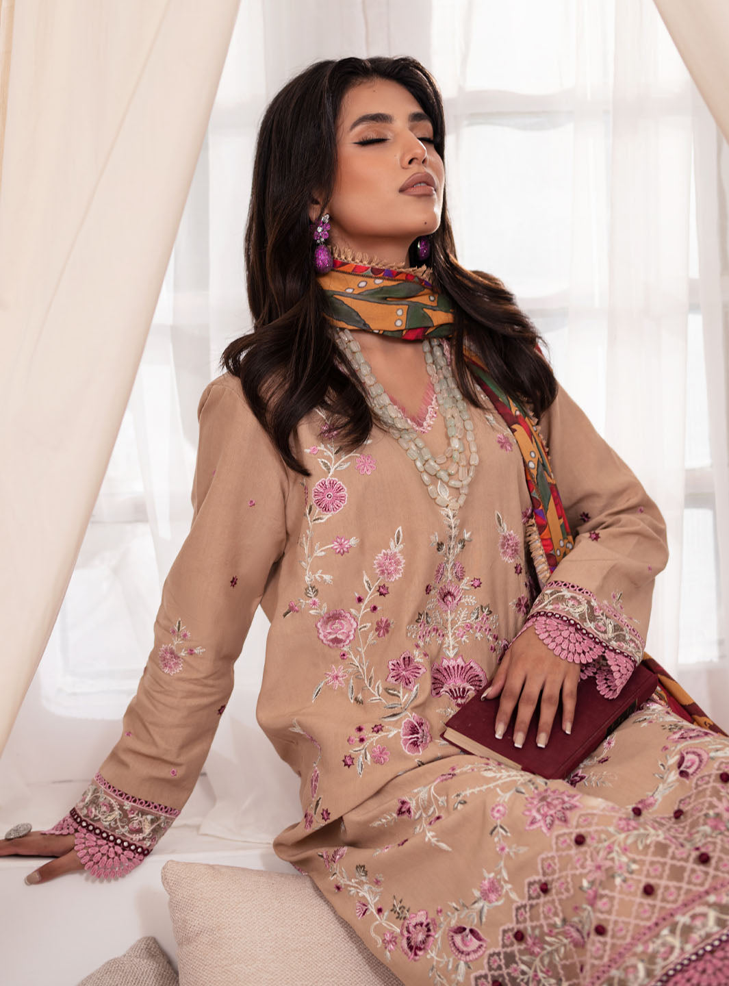 Roheenaz | Meraki Winter Collection | Blair by Roheenaz - Designer Dress - Type: Ladies Clothes - Available at Libayah - 100% Original