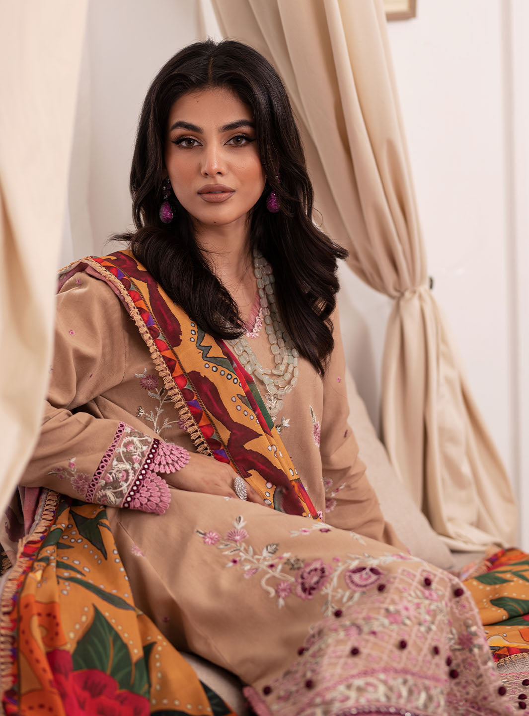 Roheenaz | Meraki Winter Collection | Blair by Roheenaz - Designer Dress - Type: Ladies Clothes - Available at Libayah - 100% Original