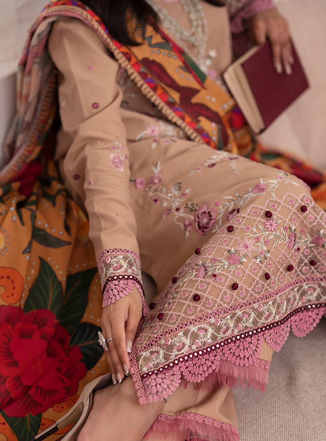 Roheenaz | Meraki Winter Collection | Blair by Roheenaz - Designer Dress - Type: Ladies Clothes - Available at Libayah - 100% Original