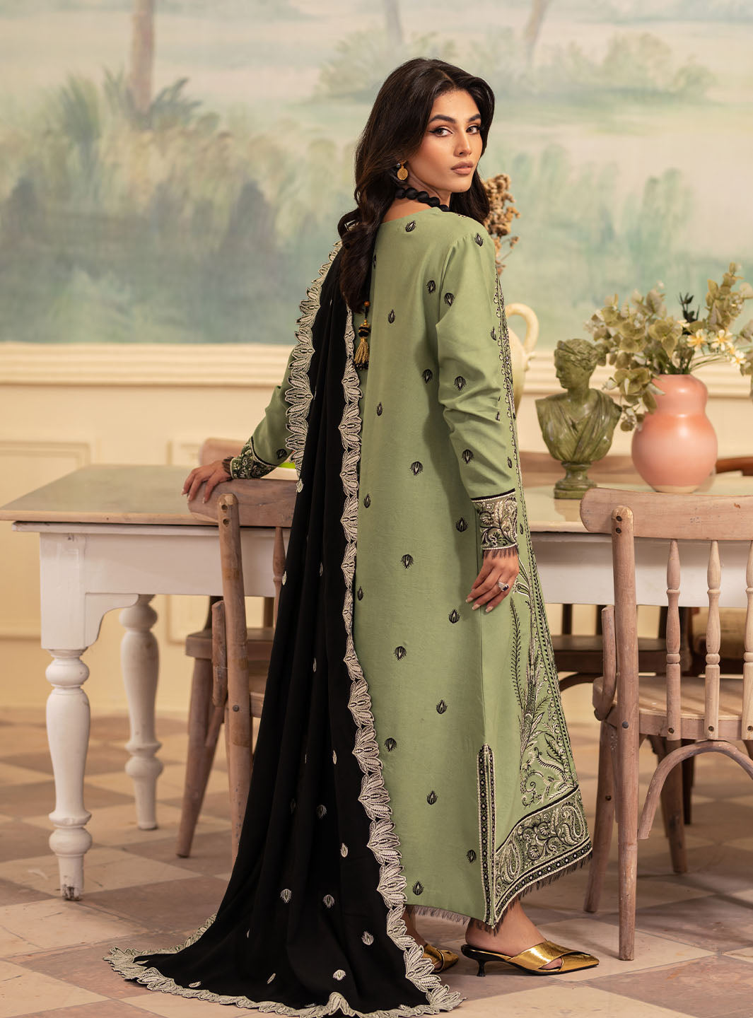 Roheenaz | Meraki Winter Collection | Olivia by Roheenaz - Designer Dress - Type: Ladies Clothes - Available at Libayah - 100% Original