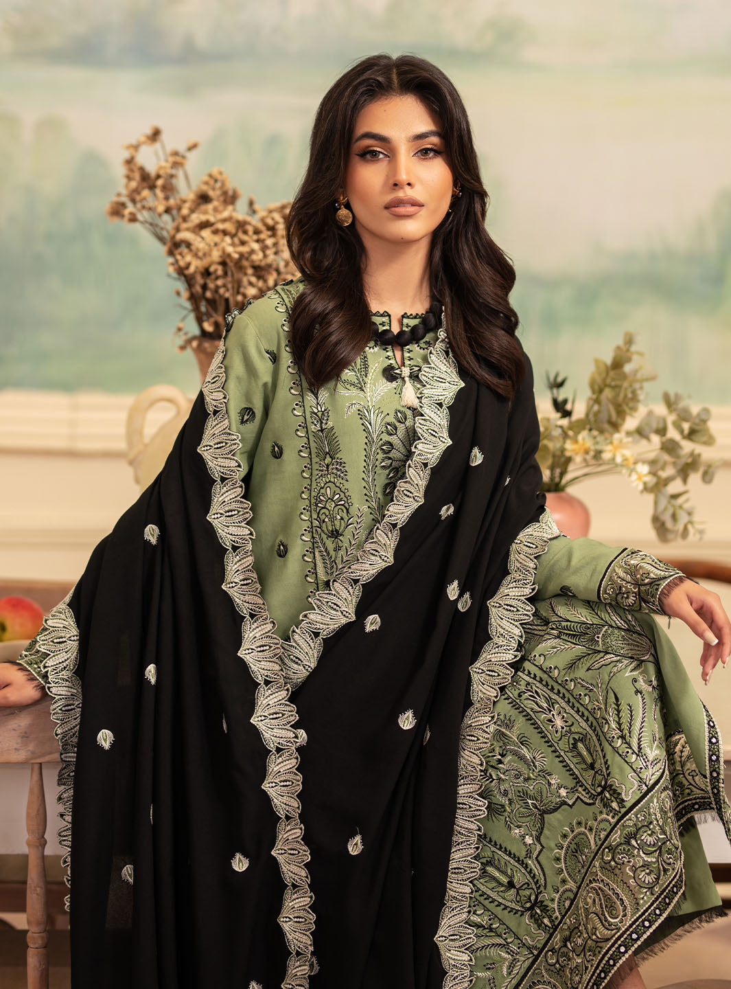Roheenaz | Meraki Winter Collection | Olivia by Roheenaz - Designer Dress - Type: Ladies Clothes - Available at Libayah - 100% Original