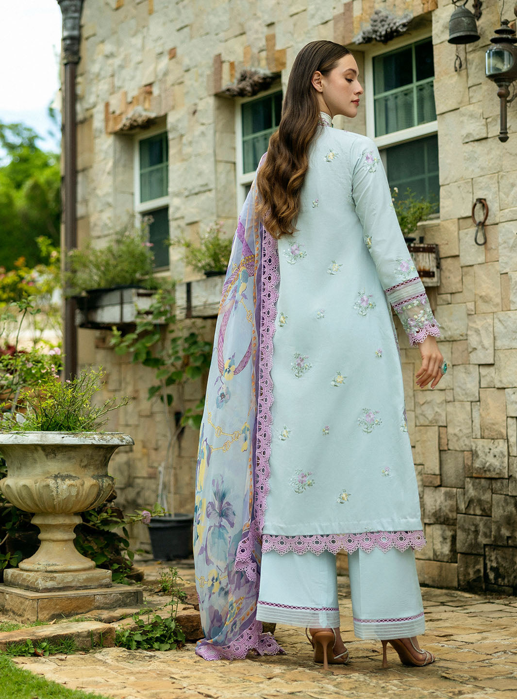 Roheenaz | Flanerie Lawn 25 | Emilie-4B by Roheenaz - Designer Dress - Type: Ladies Clothes - Available at Libayah - 100% Original