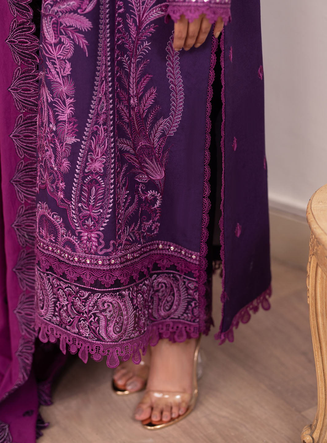 Roheenaz | Meraki Winter Collection | Naomi by Roheenaz - Designer Dress - Type: Ladies Clothes - Available at Libayah - 100% Original