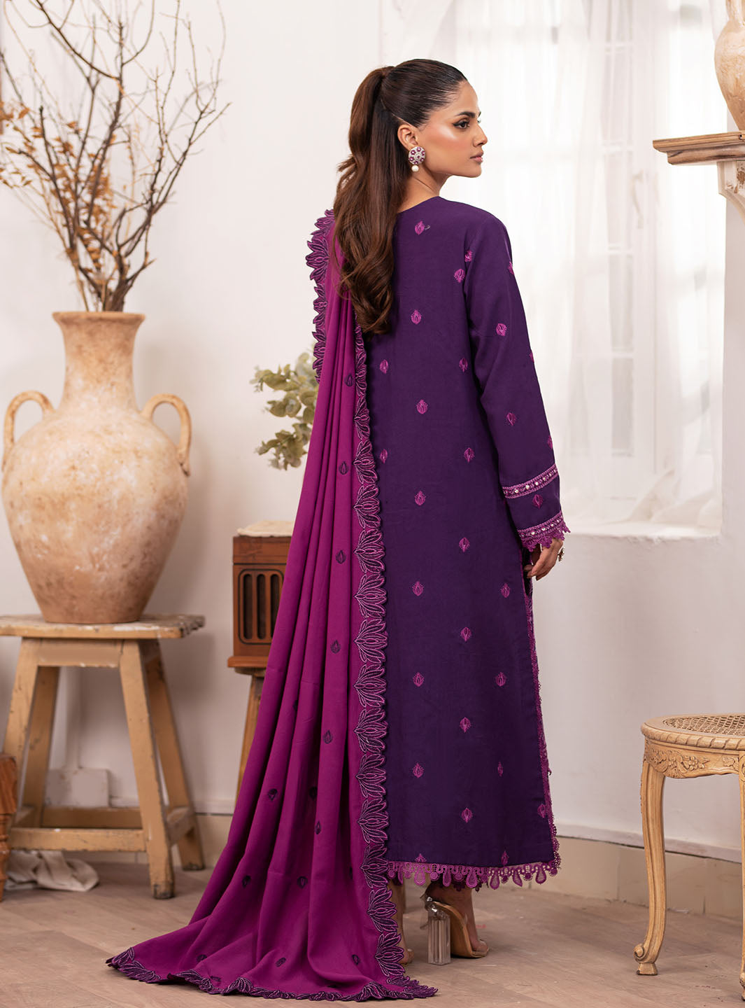 Roheenaz | Meraki Winter Collection | Naomi by Roheenaz - Designer Dress - Type: Ladies Clothes - Available at Libayah - 100% Original