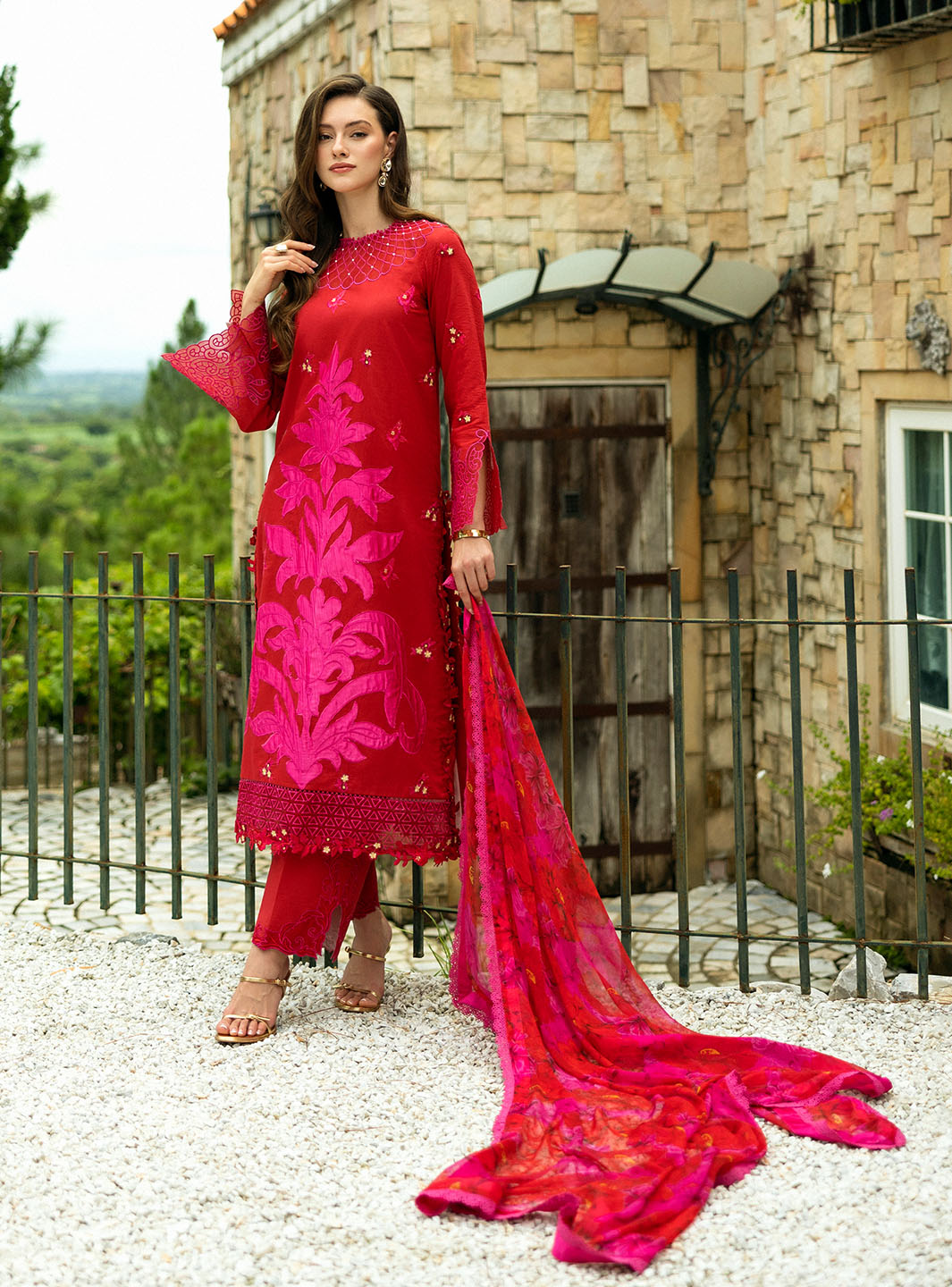 Roheenaz | Flanerie Lawn 25 | Estelle-5A by Roheenaz - Designer Dress - Type: Ladies Clothes - Available at Libayah - 100% Original