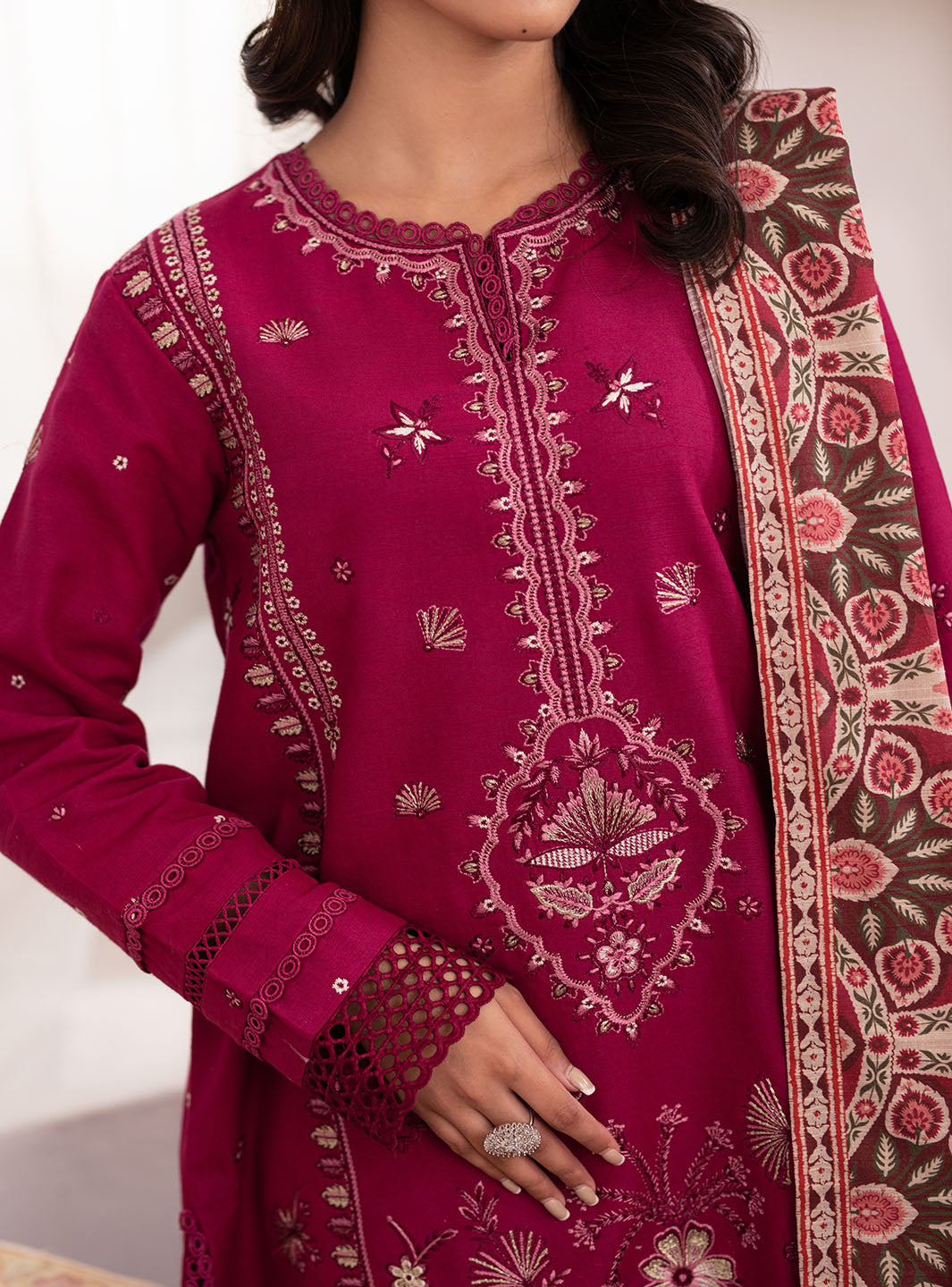 Roheenaz | Meraki Winter Collection | Yana by Roheenaz - Designer Dress - Type: Ladies Clothes - Available at Libayah - 100% Original
