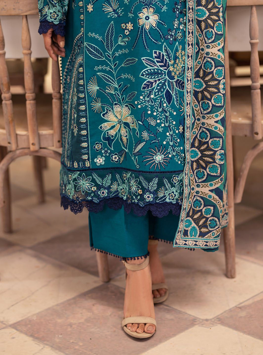 Roheenaz | Meraki Winter Collection | Tinsley by Roheenaz - Designer Dress - Type: Ladies Clothes - Available at Libayah - 100% Original