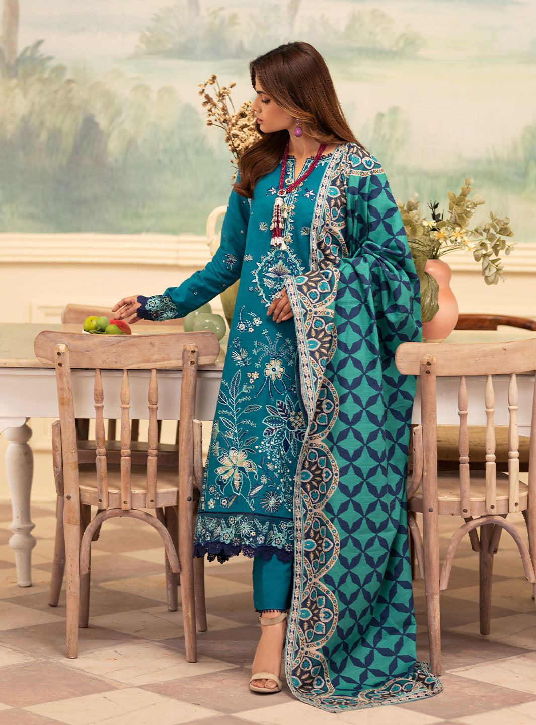 Roheenaz | Meraki Winter Collection | Tinsley by Roheenaz - Designer Dress - Type: Ladies Clothes - Available at Libayah - 100% Original