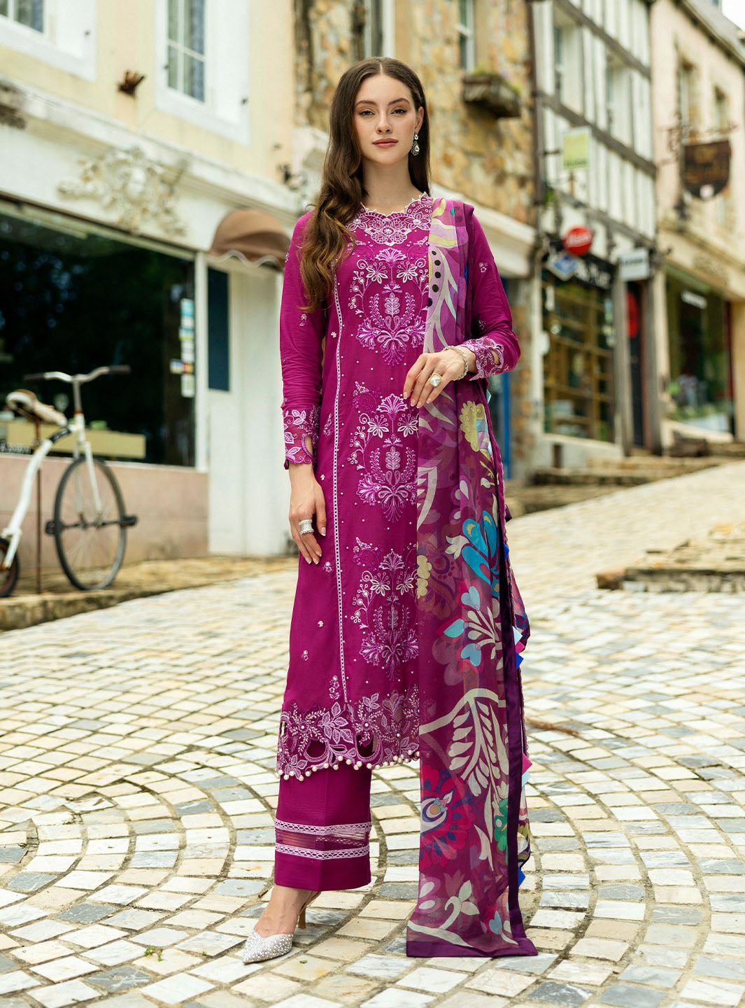 Roheenaz | Flanerie Lawn 25 | Claudia-6A by Roheenaz - Designer Dress - Type: Ladies Clothes - Available at Libayah - 100% Original