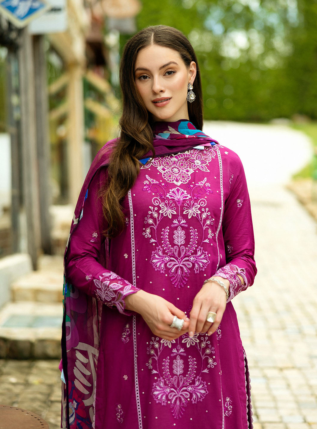 Roheenaz | Flanerie Lawn 25 | Claudia-6A by Roheenaz - Designer Dress - Type: Ladies Clothes - Available at Libayah - 100% Original