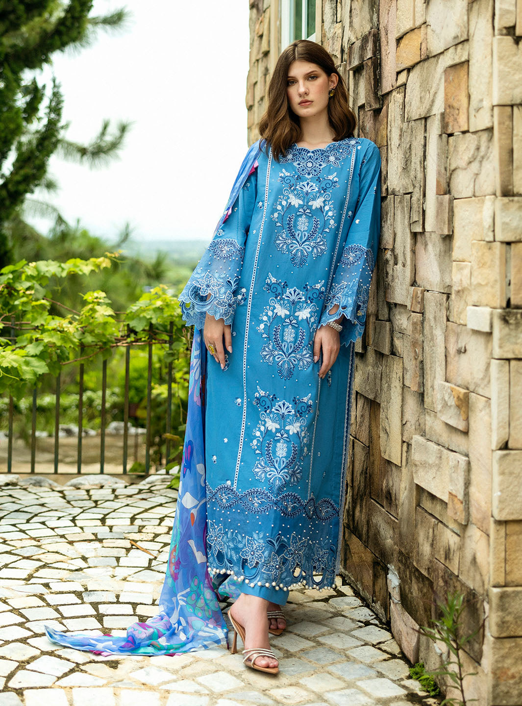 Roheenaz | Flanerie Lawn 25 | Noemi-6B by Roheenaz - Designer Dress - Type: Ladies Clothes - Available at Libayah - 100% Original