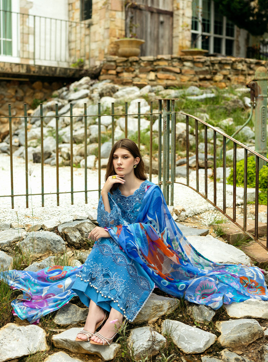 Roheenaz | Flanerie Lawn 25 | Noemi-6B by Roheenaz - Designer Dress - Type: Ladies Clothes - Available at Libayah - 100% Original