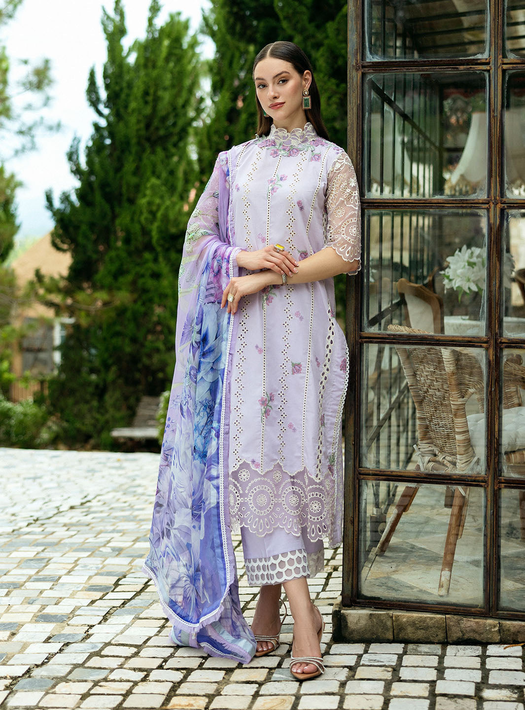 Roheenaz | Flanerie Lawn 25 | Elisa-7B by Roheenaz - Designer Dress - Type: Ladies Clothes - Available at Libayah - 100% Original
