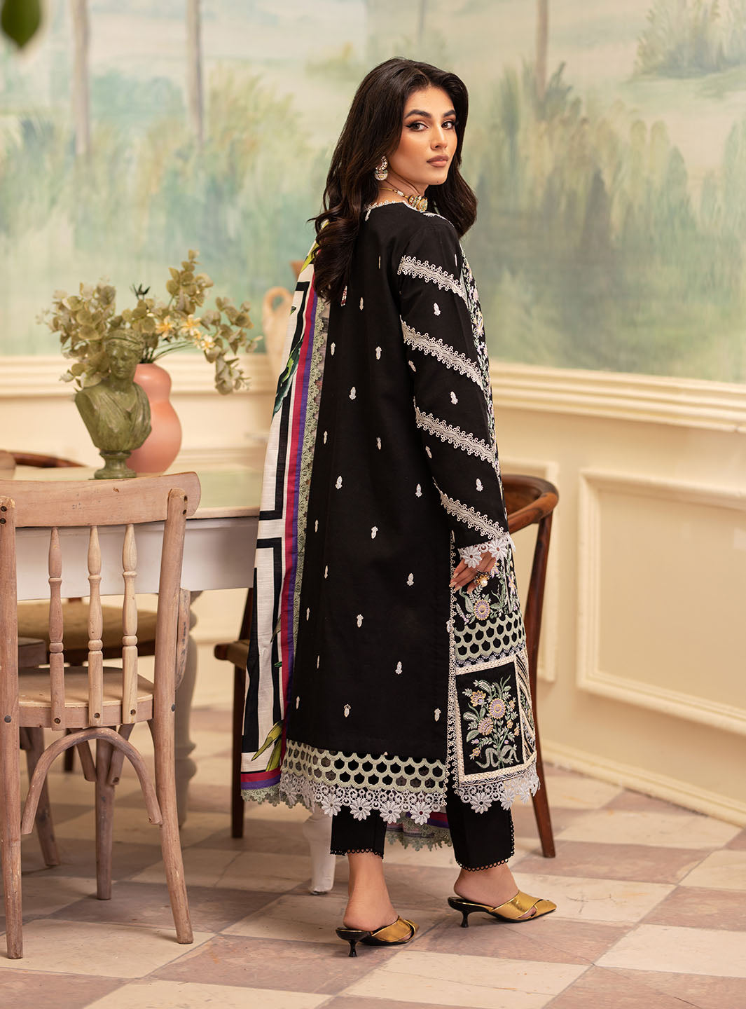 Roheenaz | Meraki Winter Collection | Rowan by Roheenaz - Designer Dress - Type: Ladies Clothes - Available at Libayah - 100% Original