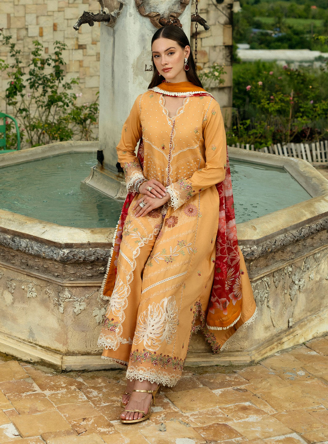 Roheenaz | Flanerie Lawn 25 | Patricia-8A by Roheenaz - Designer Dress - Type: Ladies Clothes - Available at Libayah - 100% Original