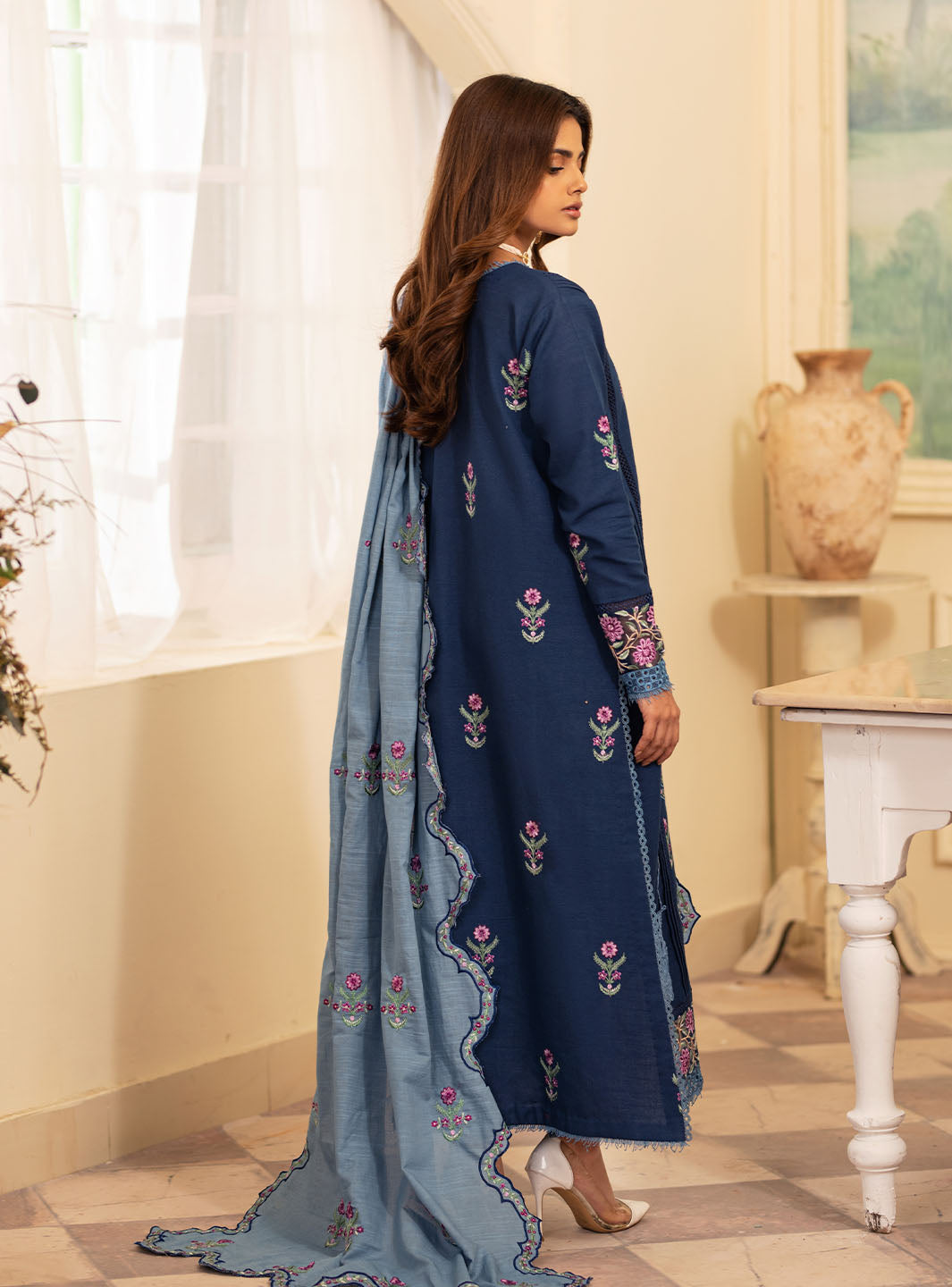 Roheenaz | Meraki Winter Collection | Skylar by Roheenaz - Designer Dress - Type: Ladies Clothes - Available at Libayah - 100% Original